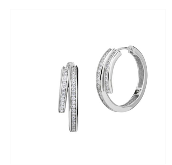 Pendientes Boccadamo Mujer Starry in Bronce Cubic Zirconia XOR792 - XOR792
